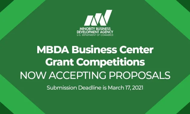 Grant Competition is NOW OPEN for MBDA Business Centers