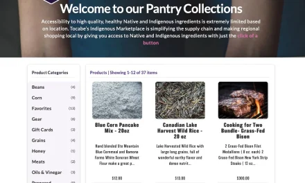 Tocabe Launches Online Marketplace to Deliver Native American Sourced and Curated Ingredients throughout the U.S.