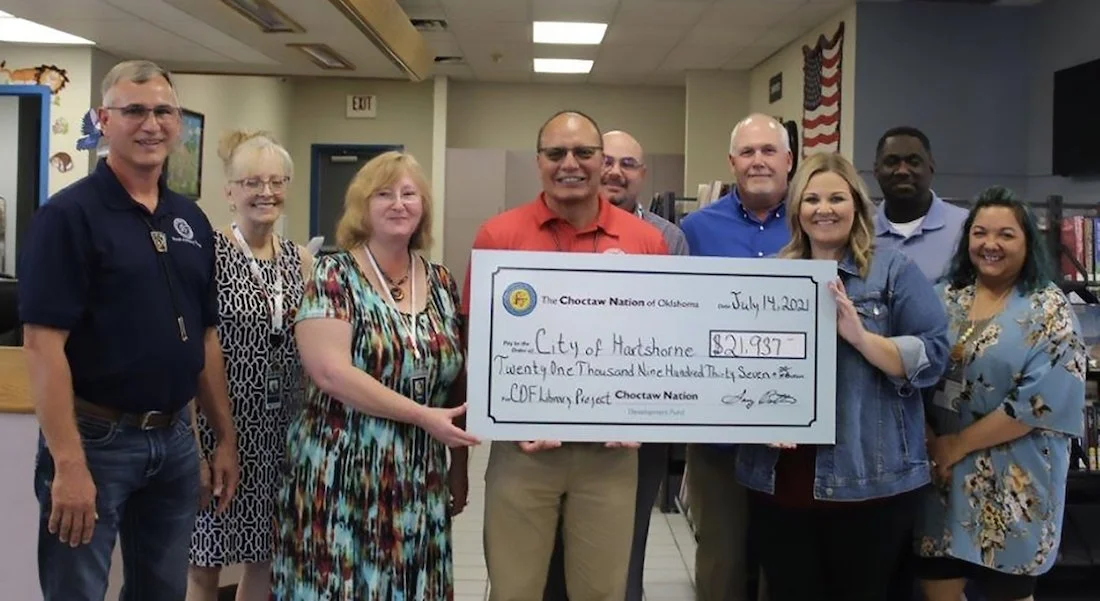 Choctaw Development Fund Awards More Than $21,000 to Town of Hartshorne, OK