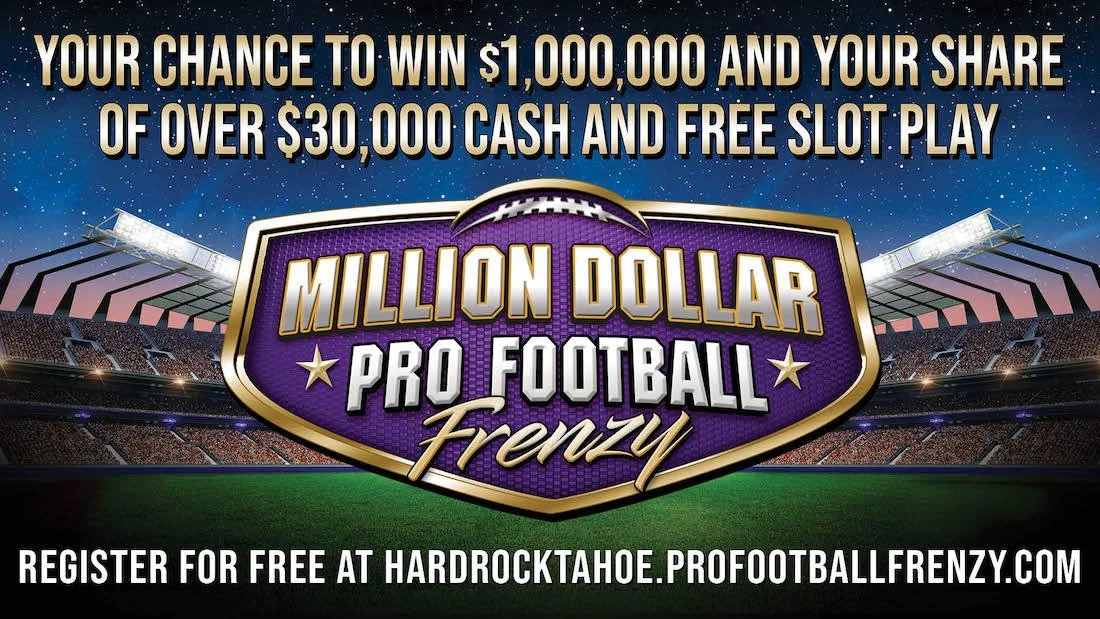 Hard Rock Hotel & Casino Lake Tahoe Announces Million Dollar Pro Football Frenzy