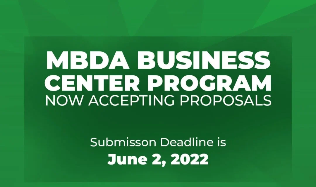 U.S. Minority Business Development Agency Grant Competition Open For Business Center Program